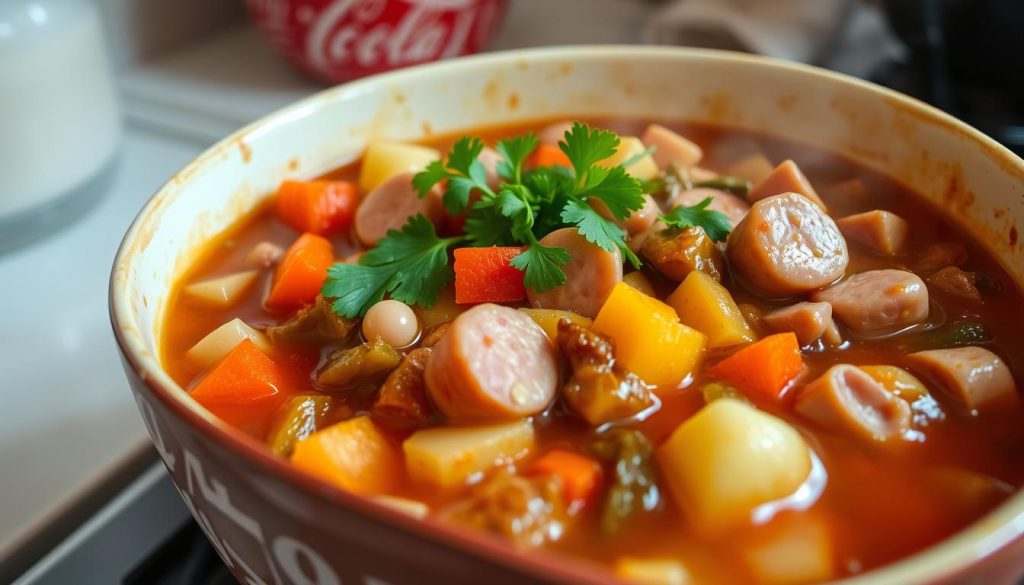tasty gumbo with frozen veggies